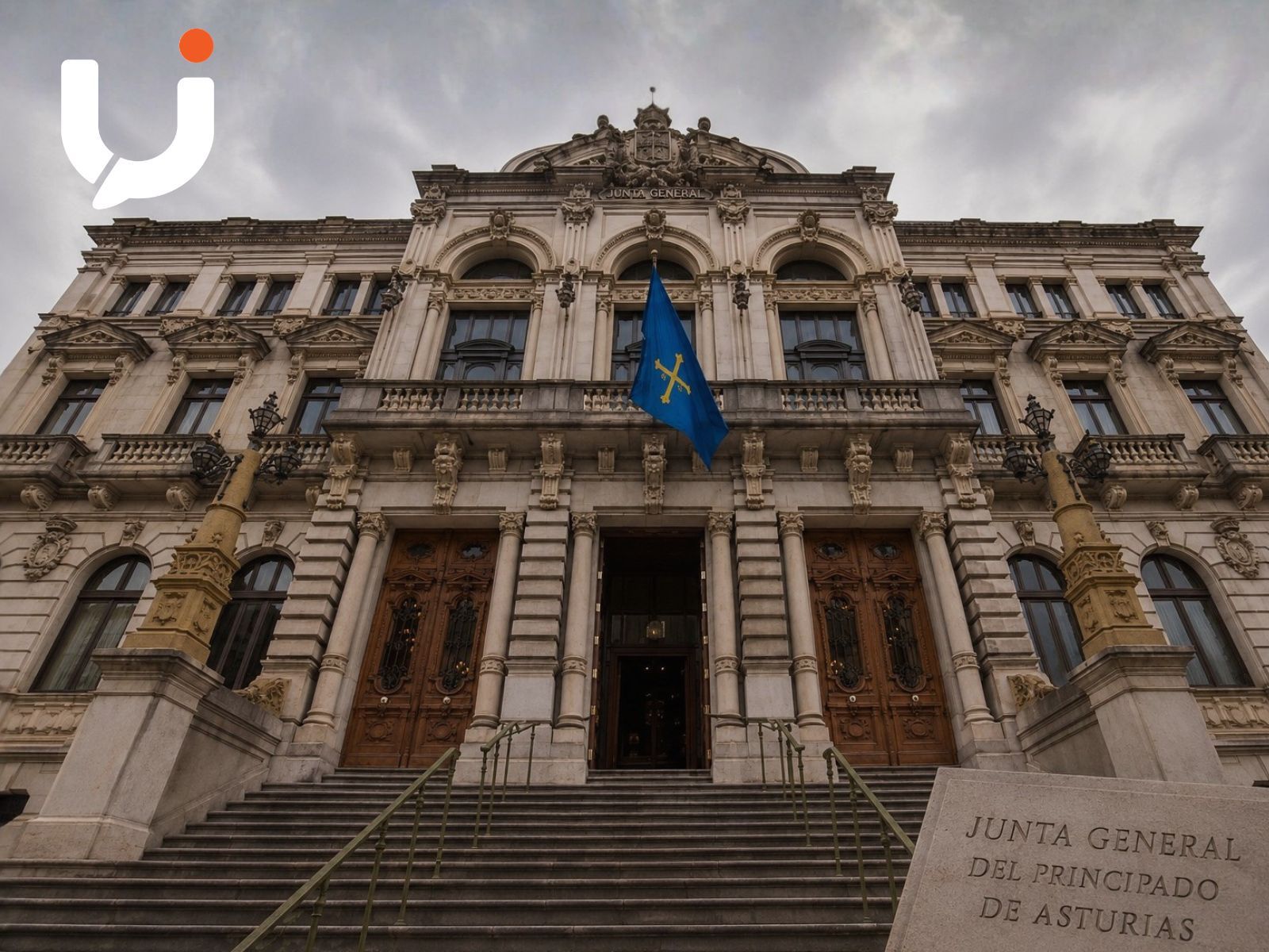 Hemiciclo de la Junta General del Principado de Asturias durante un pleno